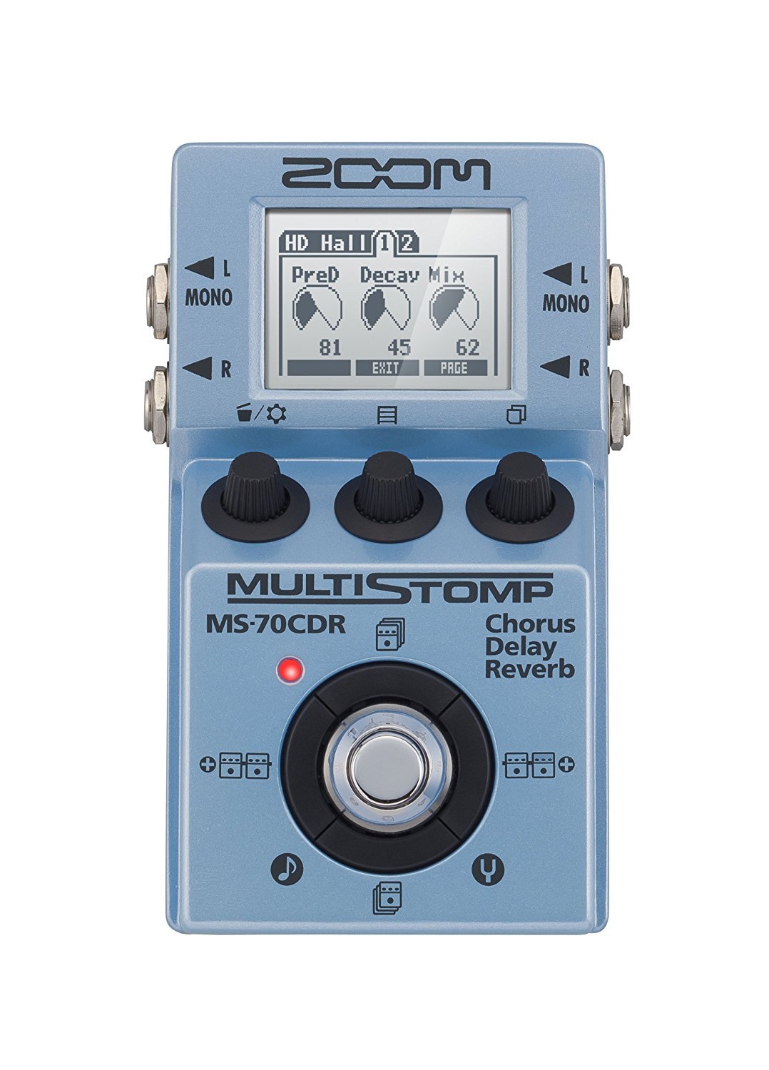 Zoom MS-70CDR EG MultiStomp Chorus (Blue)