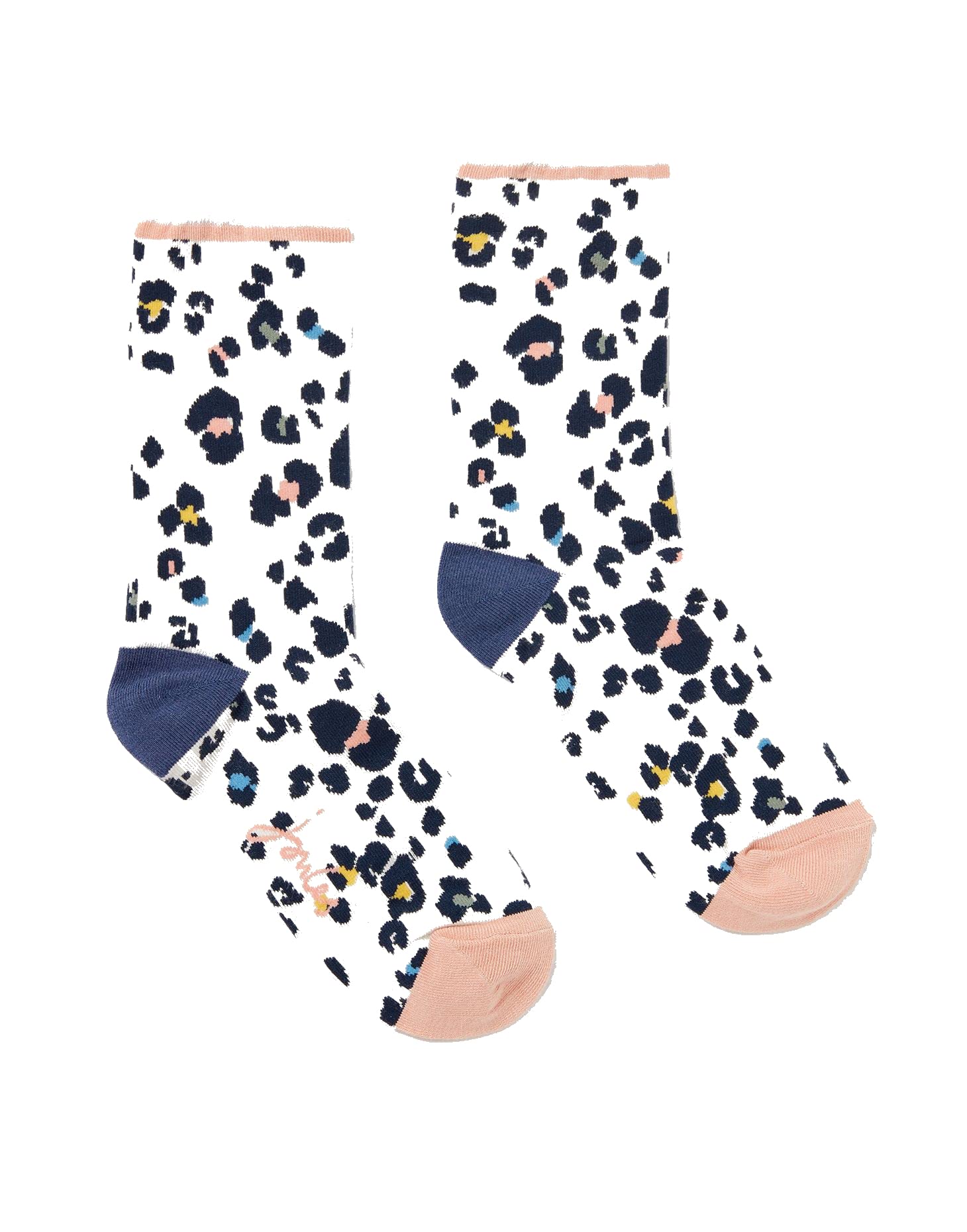 JoulesLadies Excellent Everyday Single Socks Marl Leopard 4-8