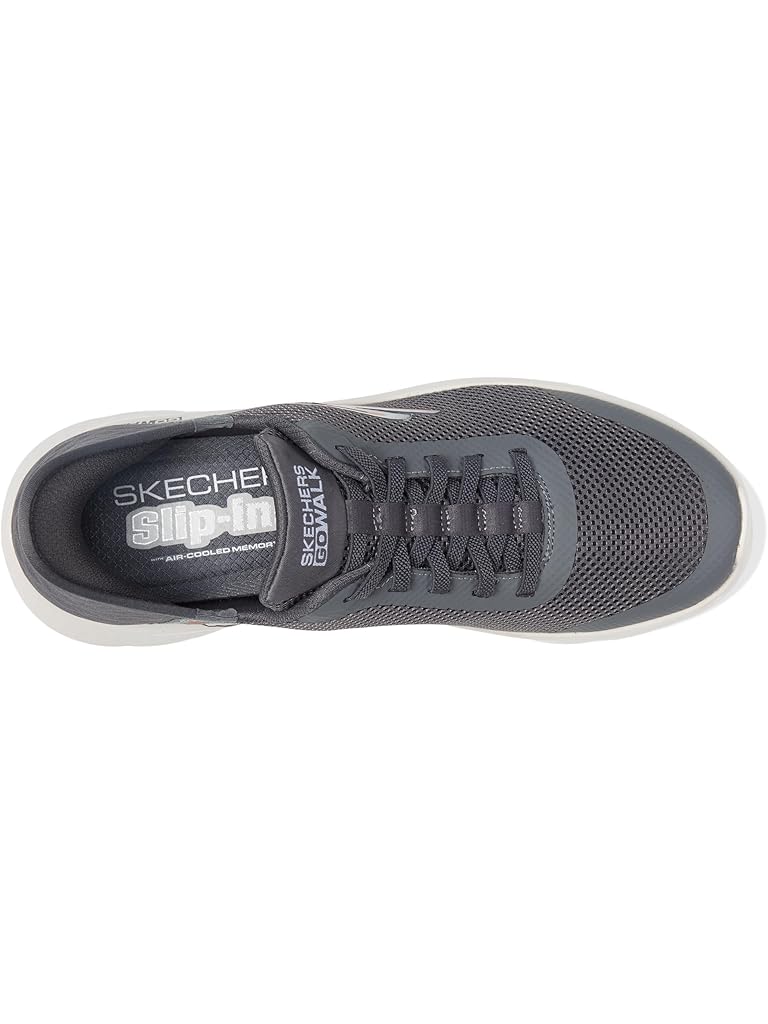 Gray SKECHERS Performance Go Walk Flex - Hands Up Hands Free Slip-Ins