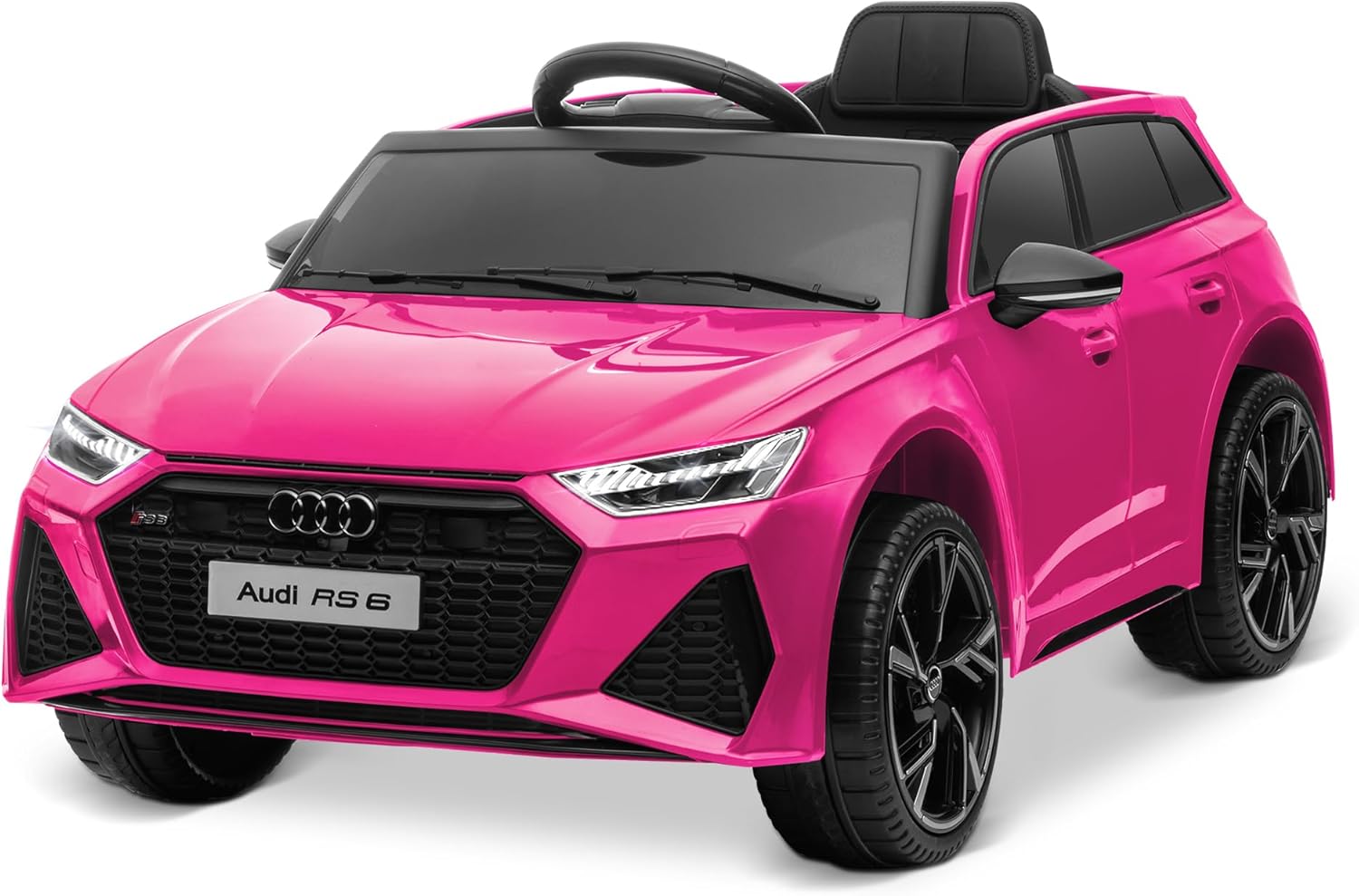 Amazon.com: Kidzone Kids Ride On Car 12V Licensed Audi RS 6 Electric ...