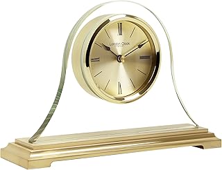 London Clock Gold Napoleon Mantel Clock, 15.5 x 22 x 6cm