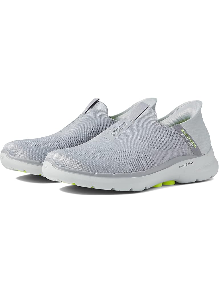 Gray SKECHERS Performance Go Walk 6- Easy On Hands Free Slip-Ins