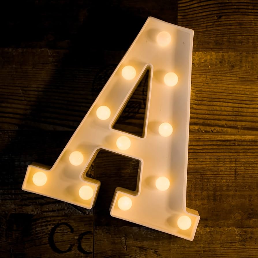 Amazon.com: Foaky LED Letter Lights Sign Light Up Letters Sign for ...