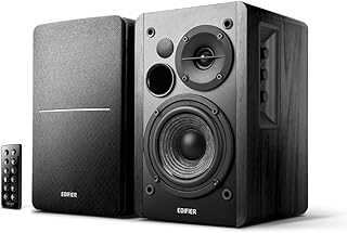 Edifier R1280DB Powered Bluetooth Bookshelf Speakers - Optical Input - Wireless Studio Monitors - 4 Inch Near Field Speake...