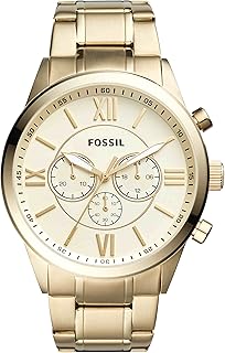 Fossil Flynn Chronograph Gold-Tone Stainless Steel Watch BQ1128