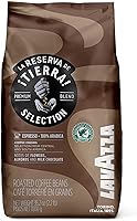 Lavazza Beans Coffee Blend, Tierra Selection 100% Arabica, Dark Roast, 1 Kg Pack