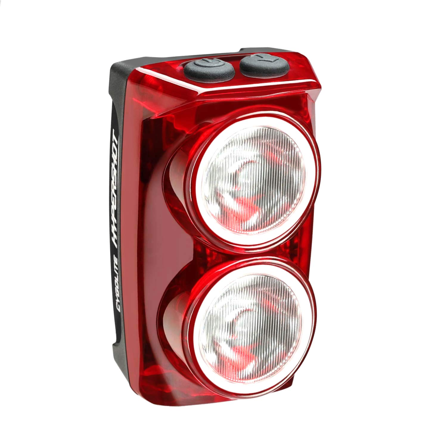 Cygolite Hypershot – 250 Lumen Bike Tail Light– 7 Night & Daytime Modes–User Adjustable Flash Speeds- Compact & Durable–IP64 Water Resistant–Secured Hard Mount–USB Rechargeable–Great for Busy Streets