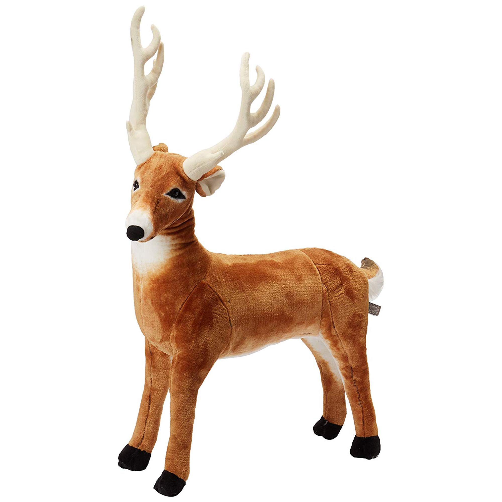 Photo 1 of Melissa & Doug Giant Deer - Lifelike Stuffed Animal (over 3 feet long)