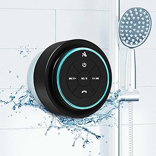 XLeader, Upgraded, Shower Speaker, Certified IPX7 Waterproof Bluetooth Wireless Speaker, Electronics Gifts for Girls Boys ...