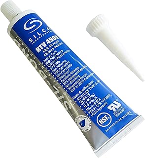 Silicone RTV 4500 Food Contact Safe High Strength Silicone Sealant, Clear (2.8 FL. Ounce)