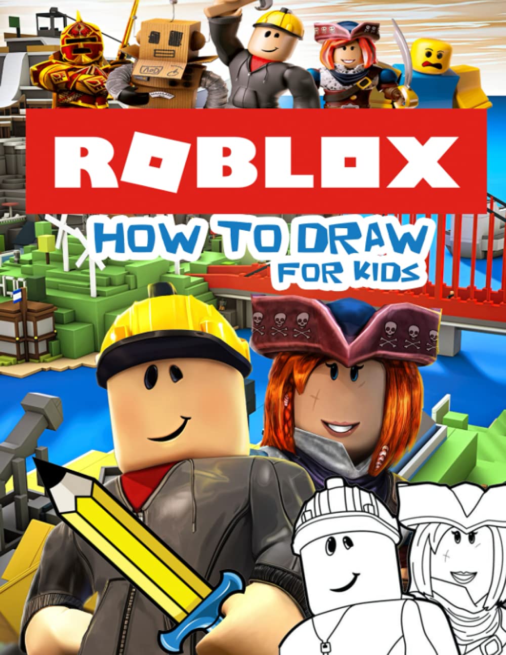 Buy RÓBLÓX: How to Draw Róblóx for Kids: Learn to Draw Róblóx Easy Step ...