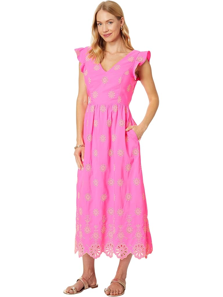 Lilly Pulitzer Lillyanne Flutter Sleeve Dress