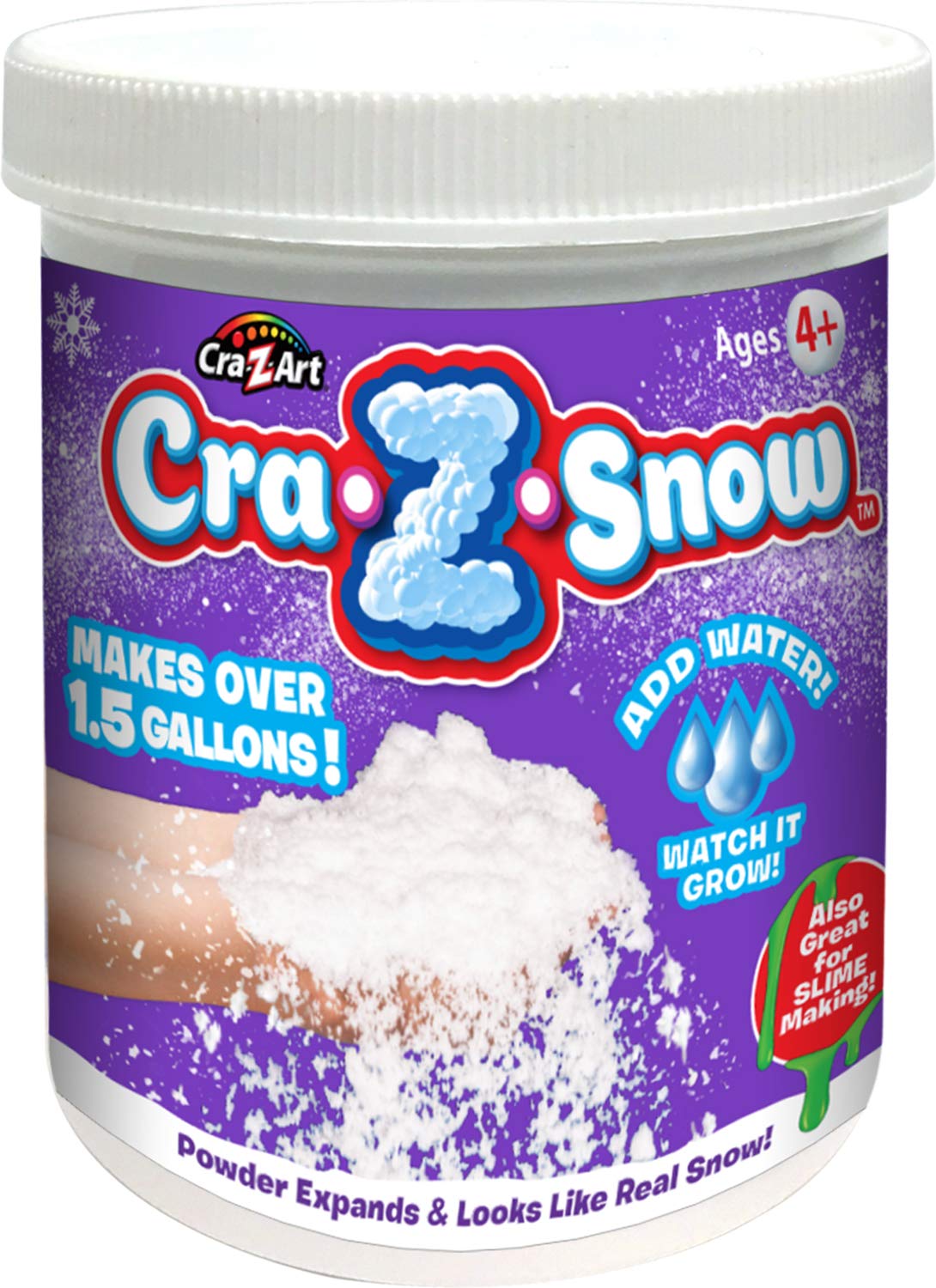 Cra-Z-Art Snow 3.5 oz Jar