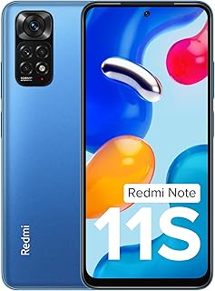 Redmi Note 11S (Horizon Blue, 6GB RAM, 128GB Storage)|108MP AI Quad Camera | 90 Hz FHD+ AMOLED Display | 33W Charger Inclu...