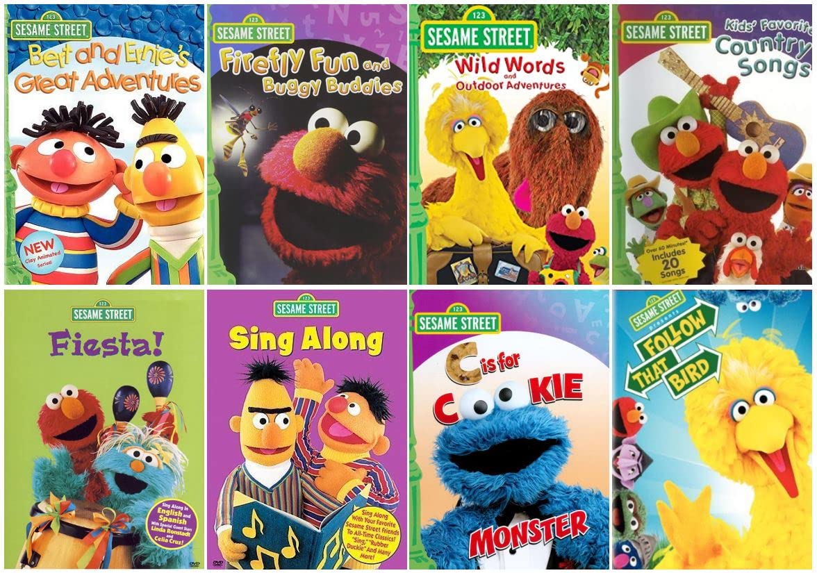 Sesame Street DVD Collection - Learning & Educational - 8-Pack in Nepal ...