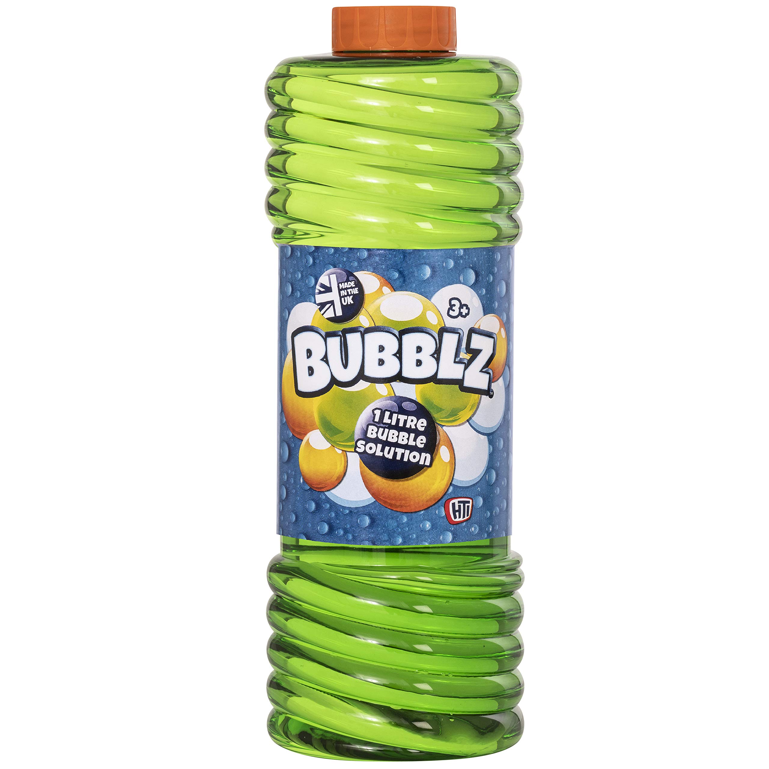 HTI Toys & Games 1 Litre Bubbles Solution, Liquid or Fluid | Great Outdoor Bubble Fun For Kids Adults Boys & Girls UK Manufactured