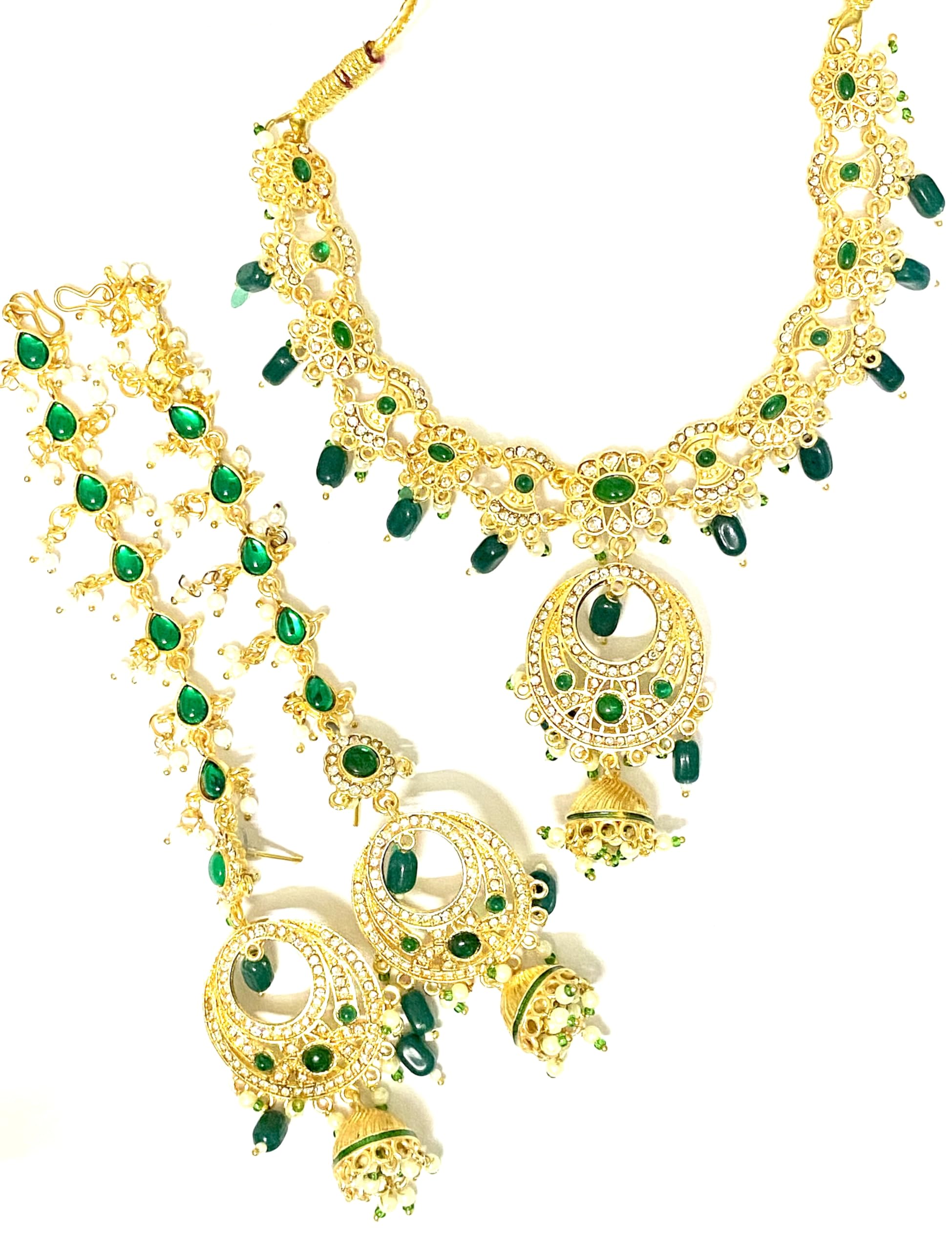 RISYANKA JEWELSWomen Stylish brass jewel set RJ 1009