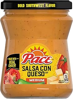 Pace Salsa Con Queso Cheese Dip, Medium, 15 Ounce Jar