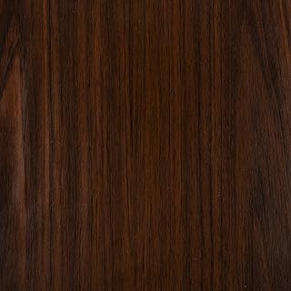 Holomey 16"x118" Tan Walnut Wood Contact Paper Wood Grain Wallpaper Peel and Stick Countertops Waterproof Contact Paper Re...