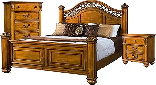 Picket House Furnishings Barrow Queen Poster 3PC Bedroom Set King/3 Piece