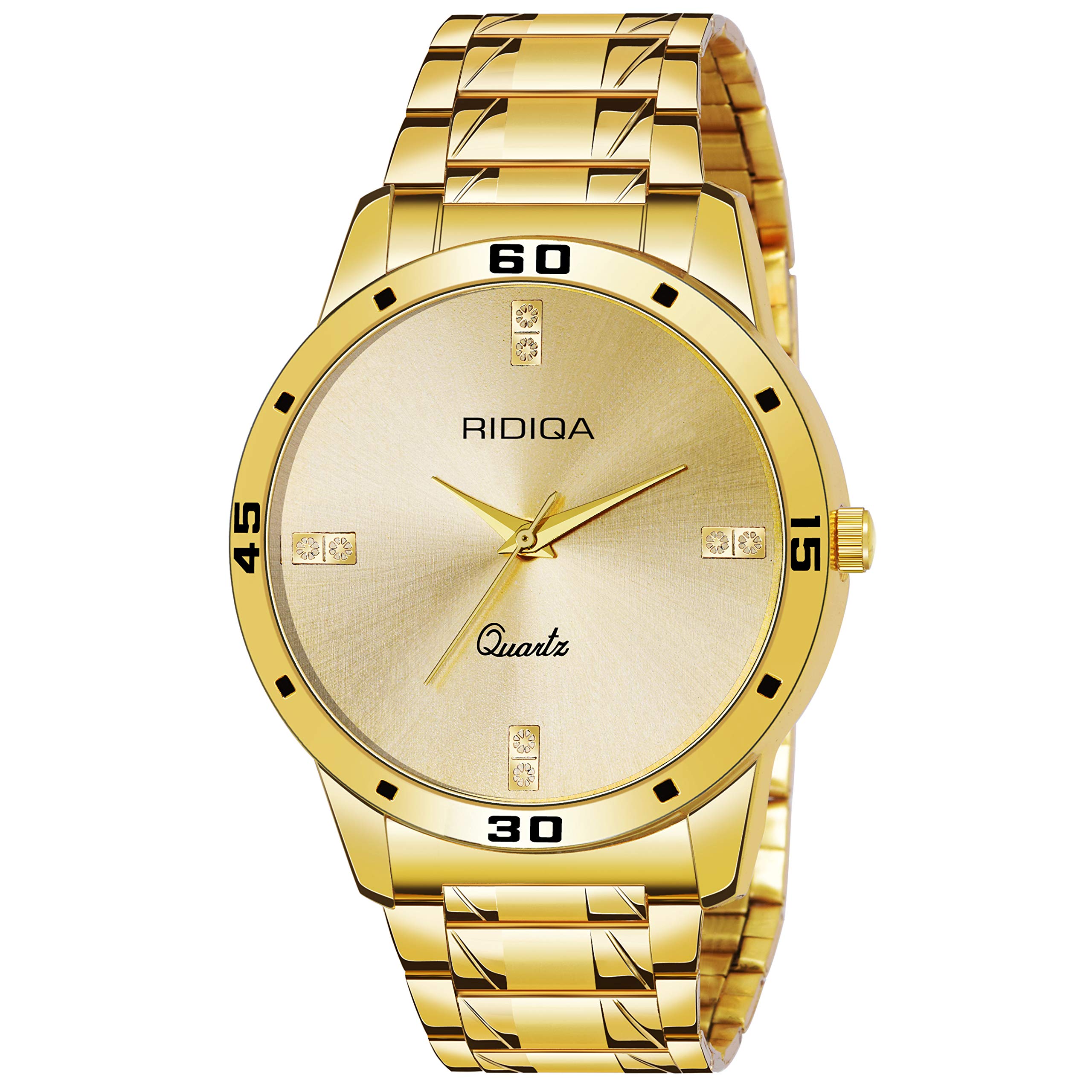 RIDIQAGolden Chain Gold Dial Luxury Watch for Men | Boy