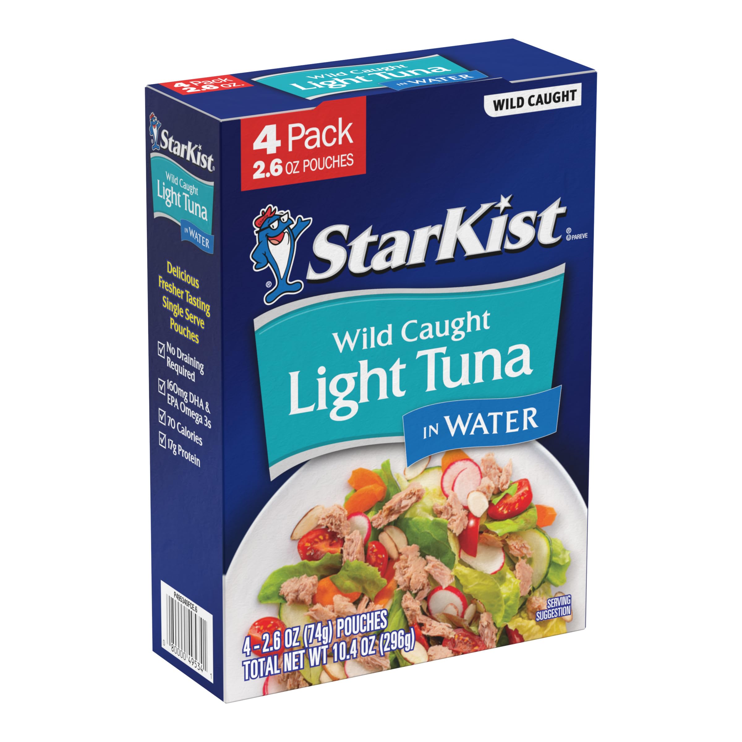 StarKist Chunk Light Tuna in Water, 2.6 Ounce (Pack of 10)