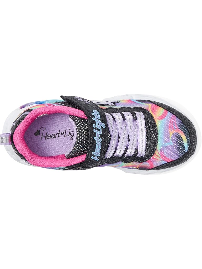 Black SKECHERS KIDS Sport Lighted-Infinite Heart Lights 303750L (Little Kid/Big Kid)