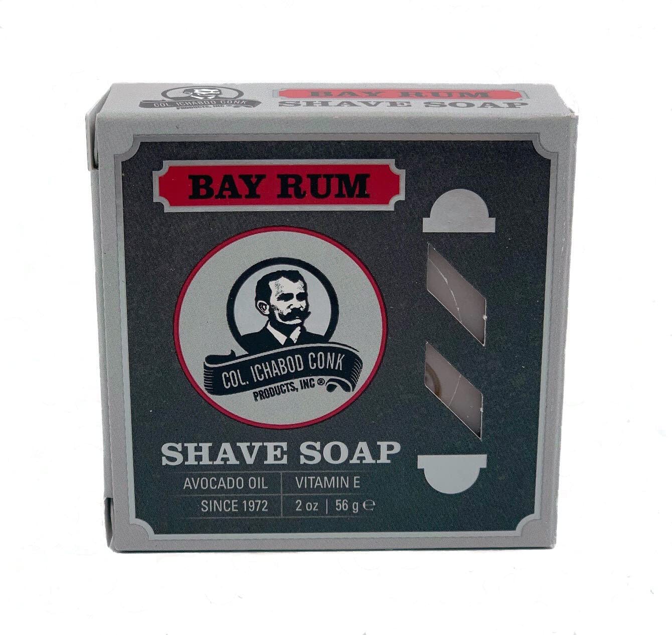 Col. Conk Bay Rum Glycerine Shave Soap