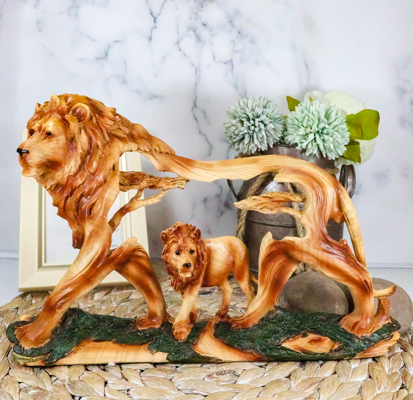 Buy Ebros Large Majestic African Savannah Pride Lion Scene Figurine ...