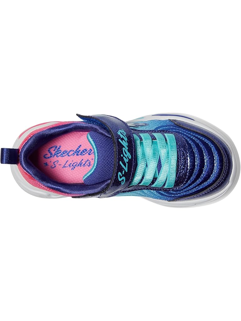 Navy SKECHERS KIDS Wavy Beams - Ombre Express 302327L (Little Kid/Big Kid)