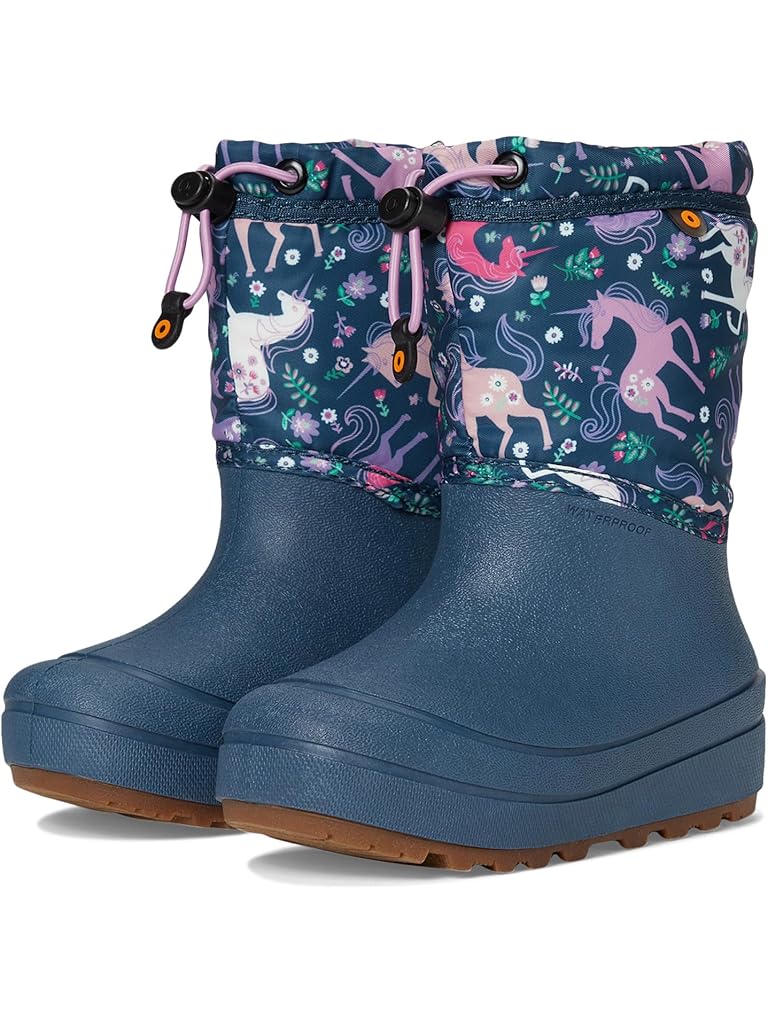 Purple Bogs Kids Snow Shell Boots - Unicorn Meadow (Toddler/Little Kid/Big Kid)