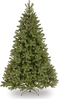 National Tree Company 'Feel Real' Artificial Full Downswept Christmas Tree, Green, Douglas Fir, Includes Stand, 7.5 Feet