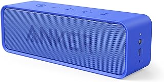 Anker SoundCore Bluetooth Speaker with 24-Hour Playtime, 66-Feet Bluetooth Range & Built-in Mic, Dual-Driver Portable Wire...