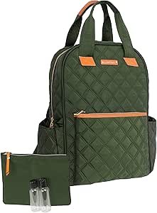 Amazon.com: Joan & David Women's Diamond Quilted Work Travel Weekender ...