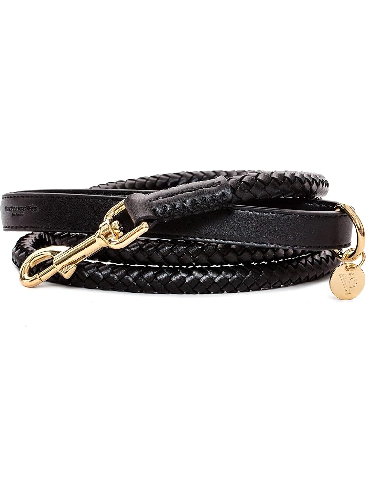 Black Vanderpump Pets Woven Leash - M/L