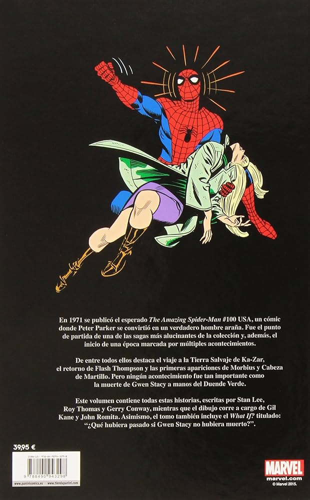 Marvel Gold: El Asombroso Spiderman. ¡La Muerte De Gwen Stacy!: LA MUERTE  DE GWEN STACY : : Books