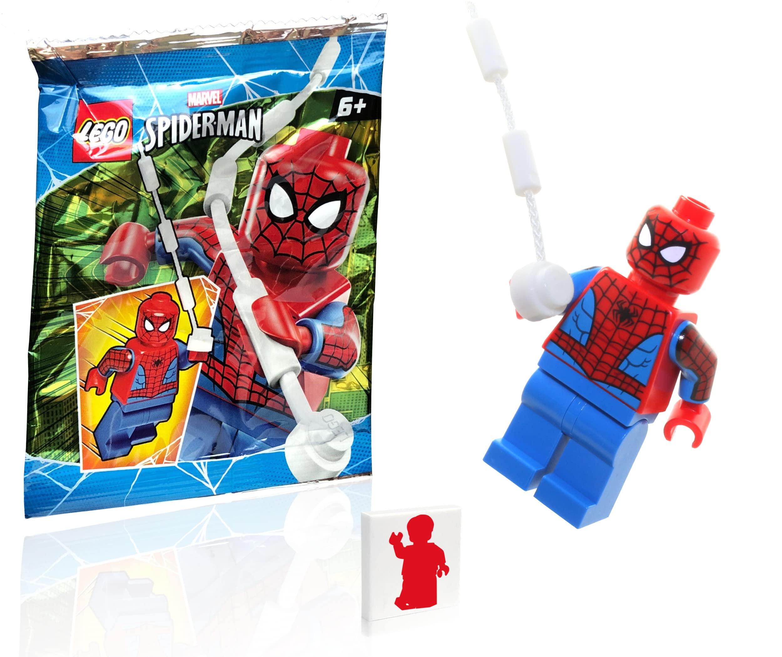 : LEGO Marvel Super Heroes LOOSE Minifigura Spider-Man con  telarañas : Juguetes y Juegos