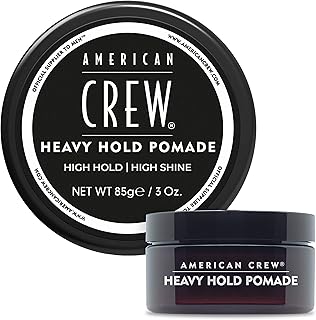 American Crew Men's Hair Pomade, Gifts for Him, Stocking Stuffers for Men, Like Hair Gel with Heavy Hold & High Shine, 3 O...