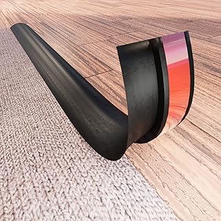 COUKIU 3.28FT PVC Floor Transition Strip, Peel and Stick Molding Trim for Threshold Transitions with a Height Less Than 5 ...