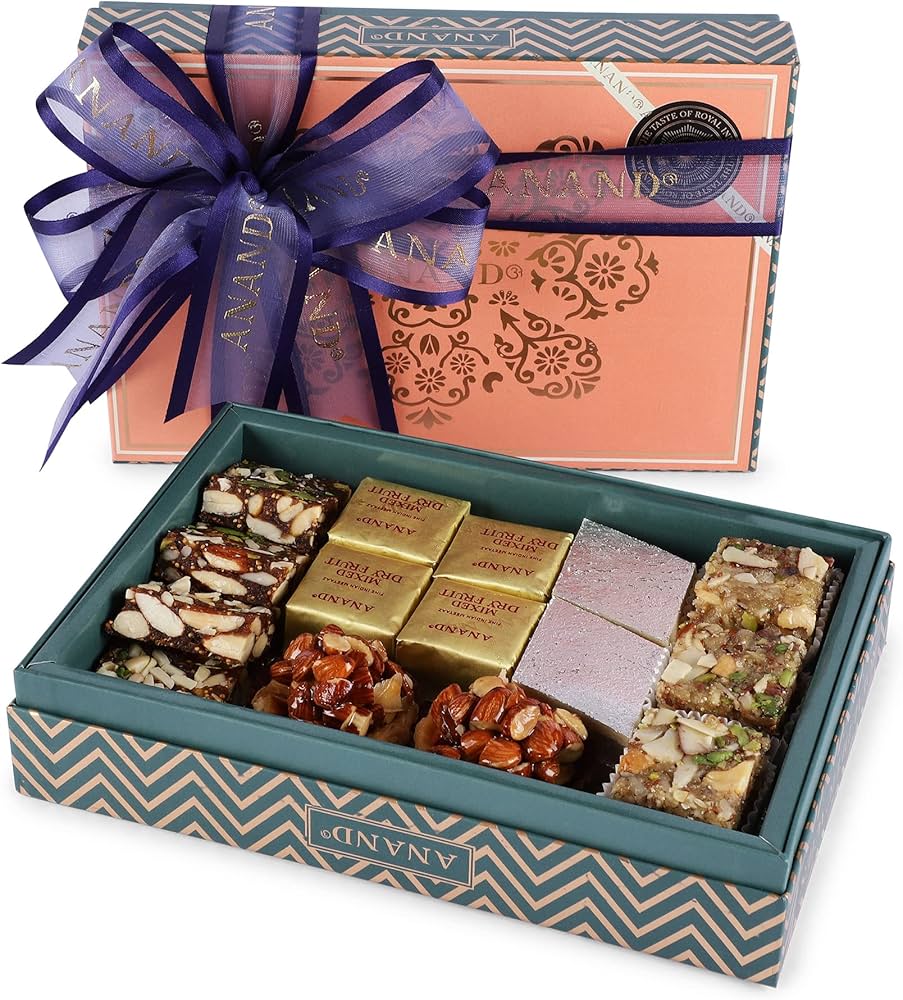 ANAND Royal Delicacies Assorted Sweets Gift Box, Pure Ghee Indian ...