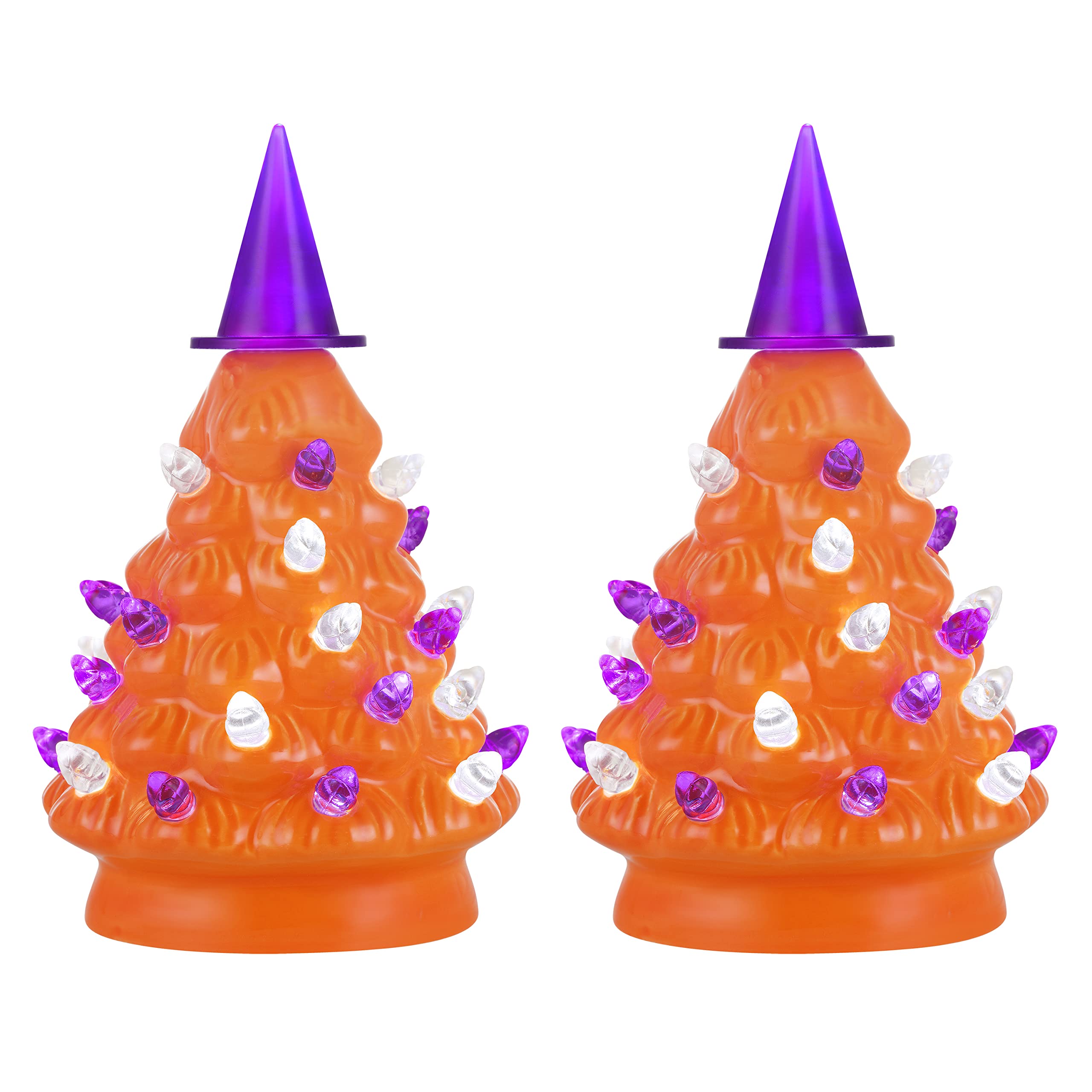 Amazon.com: Mr. Halloween Nostalgic Ceramic Tree with LED Lights ...