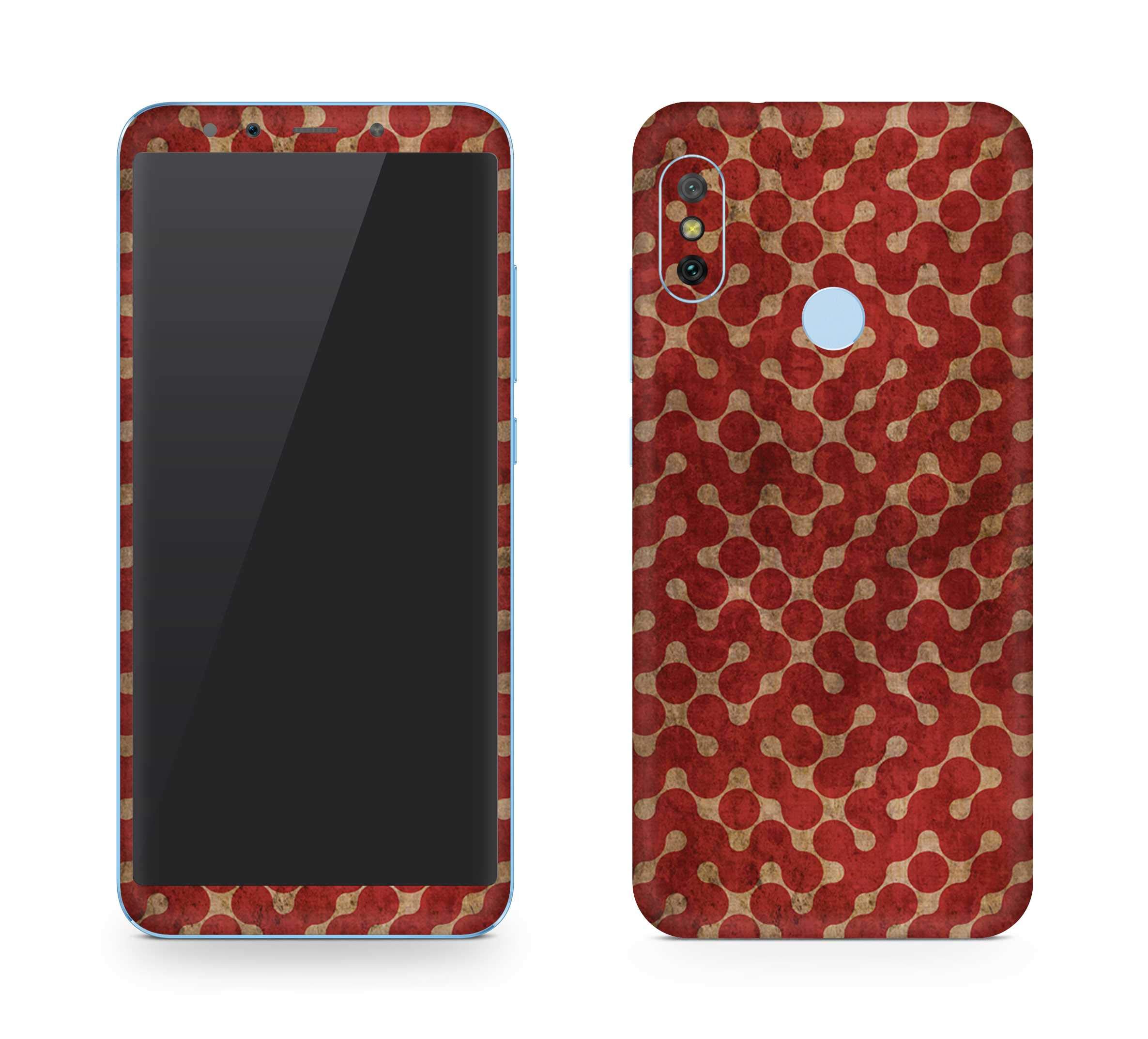 Stylizedd Xiaomi Mi 6x Skin Ultra Premium Vinyl Skin Decal Body Wrap - Connect The Dots (Red)