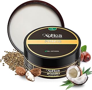 Xotics Spinners Wave Glaze 4oz - 360 Wave Grease for Men | Organic Hair Moisturizer Wave Pomade for Men and Women | Natura...