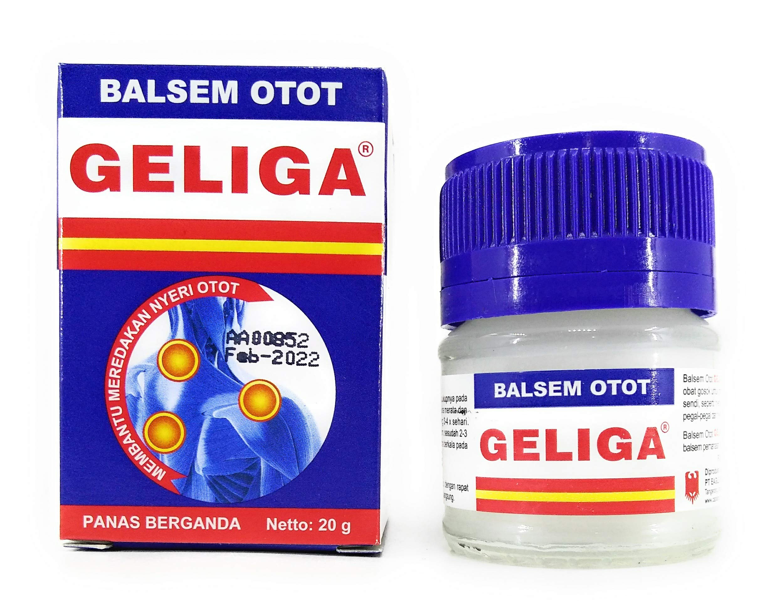 GeligaMuscular Balm with Repeated Heat, 20 Gram by Geliga