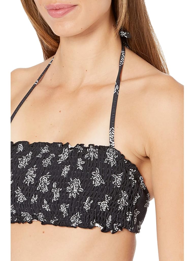 Polo Ralph Lauren Stencil Floral Smocked Bra Top