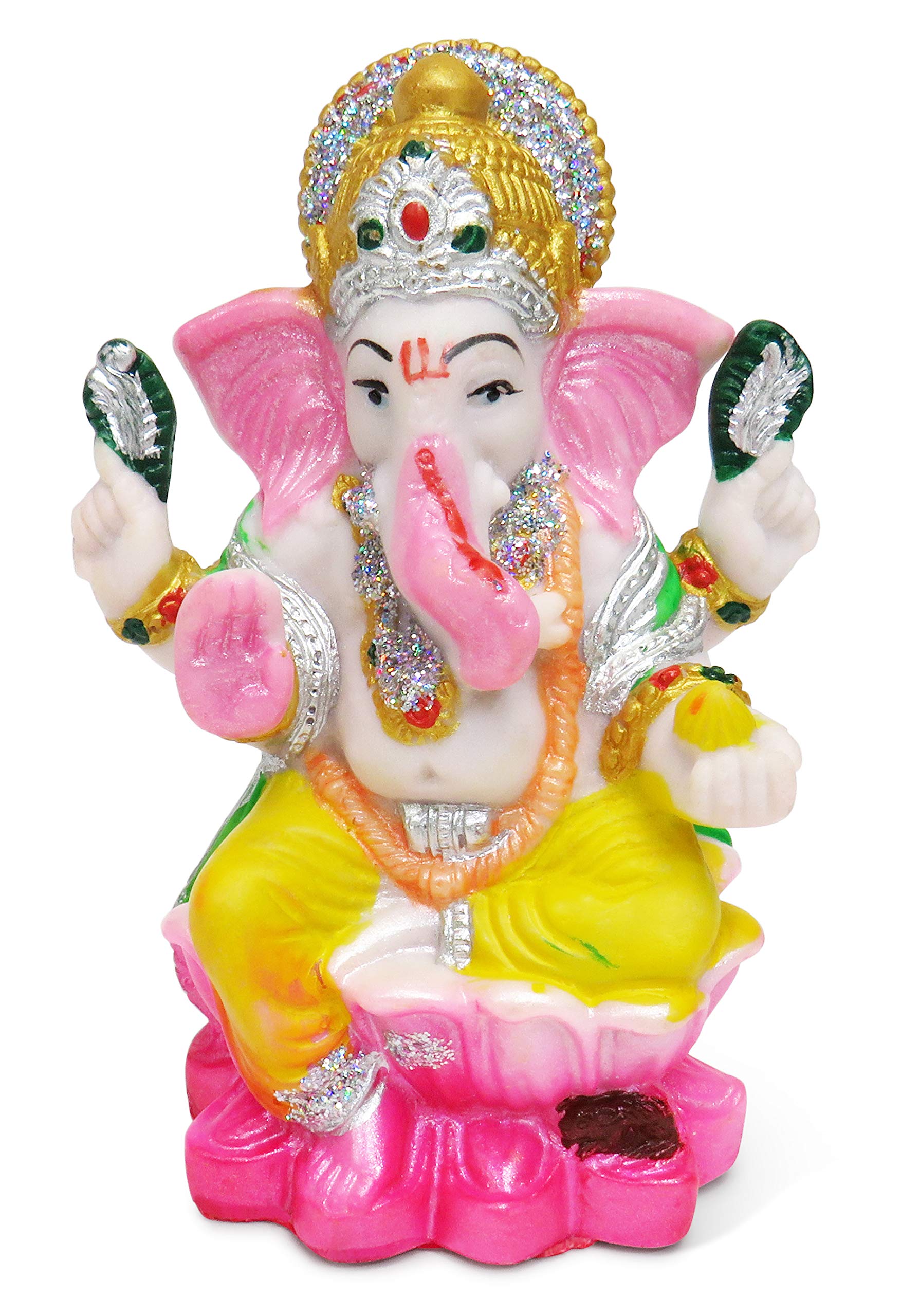 Buy Purity Style Vibrant Ganesh statue in resin - Hindu God Ganesh ...