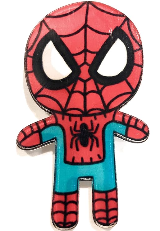 Marvel Spider Man Coming Home Kawaii Drawing Pin Red & Blue : :  Toys & Games