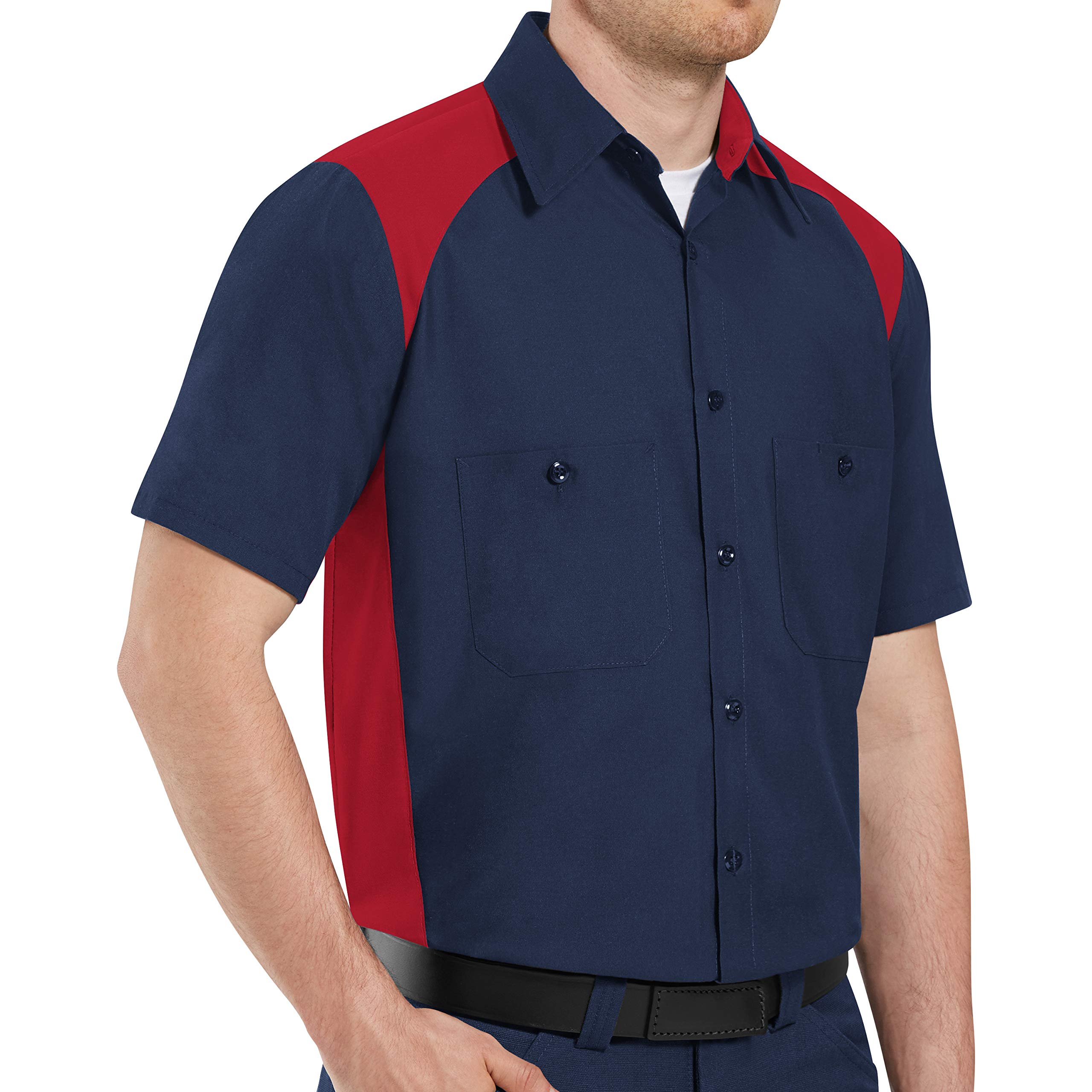 Red KapMen's Motorsports Shirt, Short Sleeve