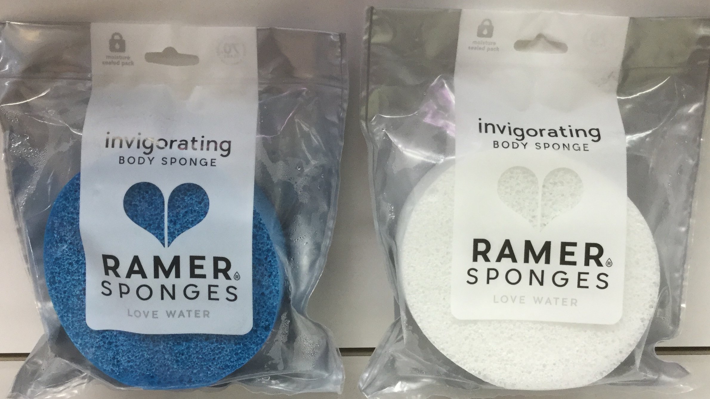 RAMERSponges Invigorating Body Sponge [Colours May Vary] [One Picked at Random]