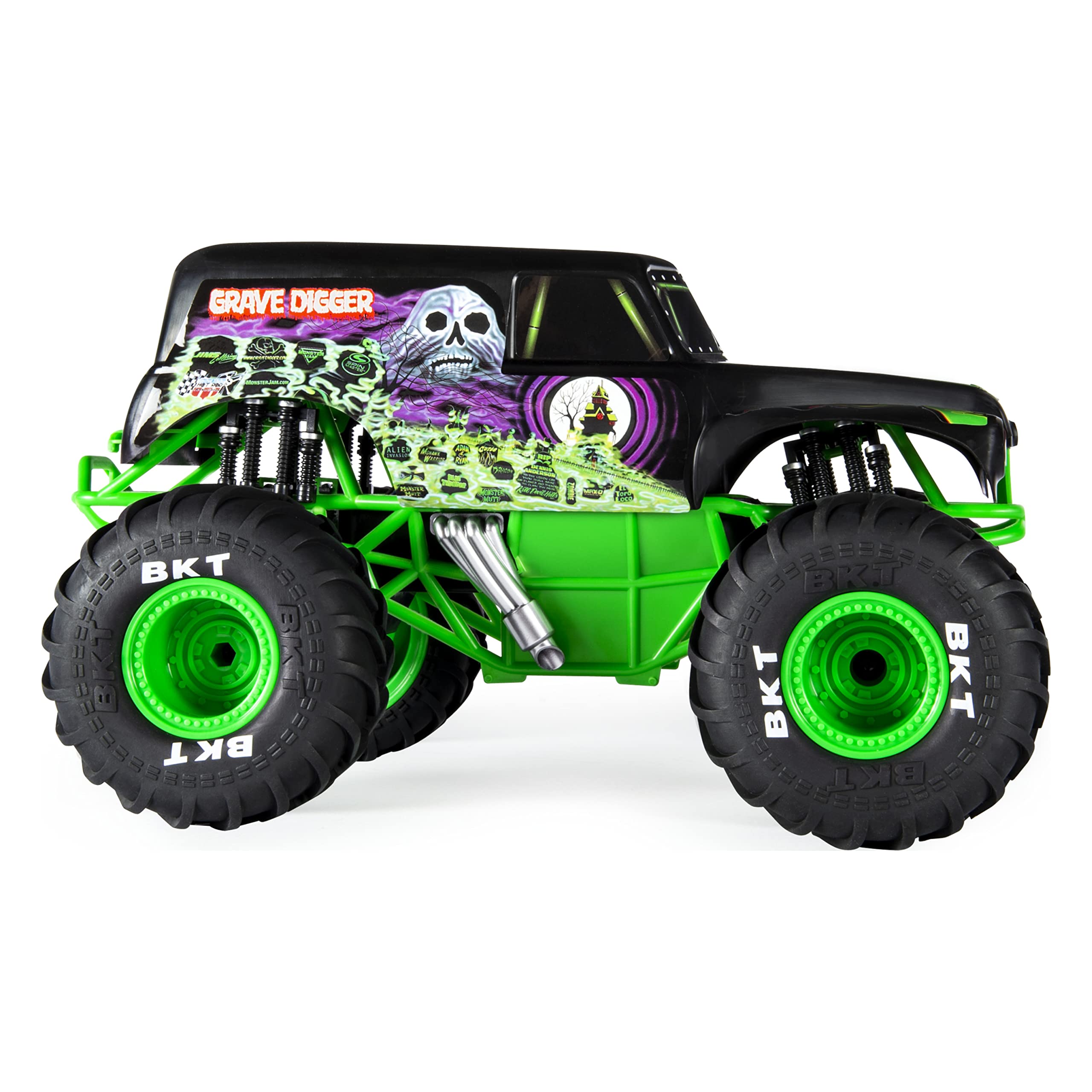 Monster Jam, Official Grave Digger Remote Control Truck 1:15 Scale ...